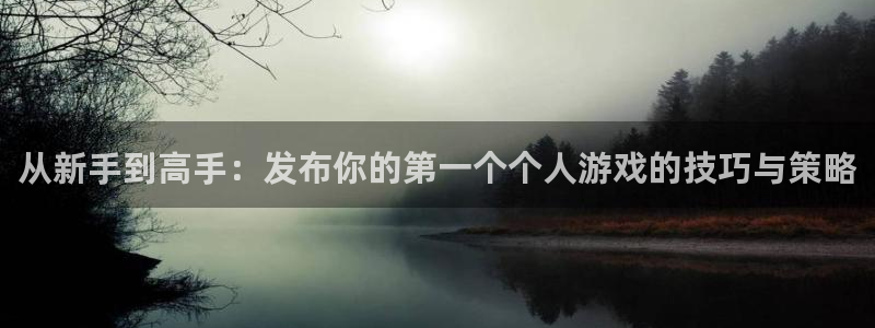 沐鸣2手机网页版：从新手到高手：发布你的第一个个人游戏的技巧与策略
